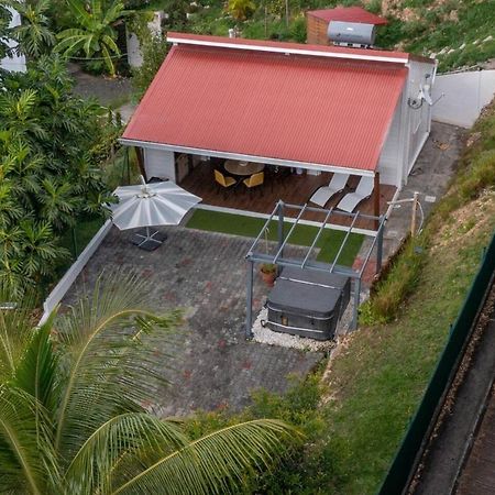 Bungalow Corossol Avec Jacuzzi Villa Le Gosier  Dış mekan fotoğraf